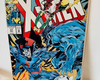 X-Men #27 Comic Book Book Book Marvel Super Heroes Vtg 1993 Sinister Cover DEC Beast Schurke BC5