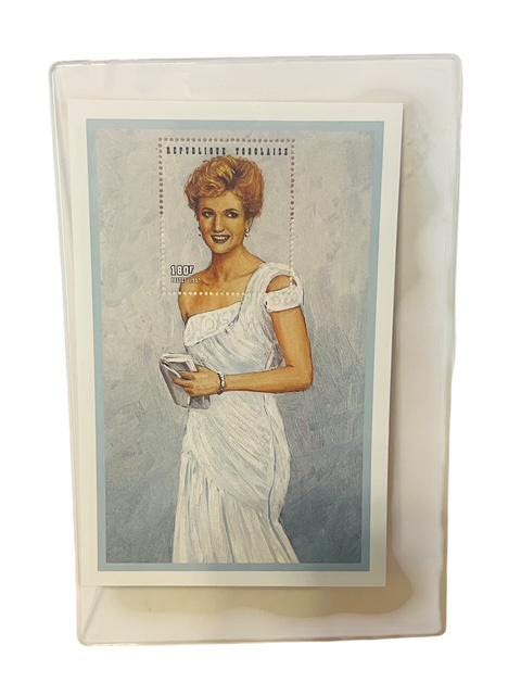 green emerald velvet dress Princess Diana Commemorative Stamp Set main image 1