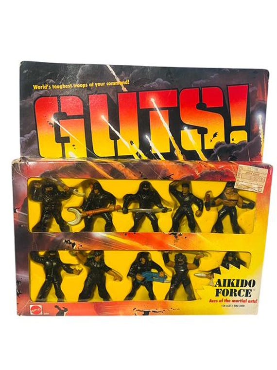 Aikido Force G.U.T.S. Mattel Soldiers Vtg Figures MOC Box Ninja