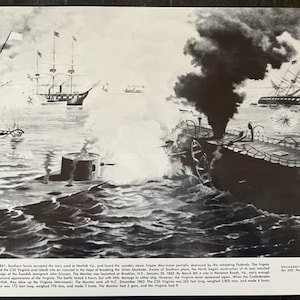 Civil War Western 14X11 Print Documentary Photo Aid Luis Aviles Norfolk Navy USN ships BC3