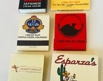 Match Book vtg Advertising matchbook Lot Kobe Japan JP Mcgills Desert Spring M18