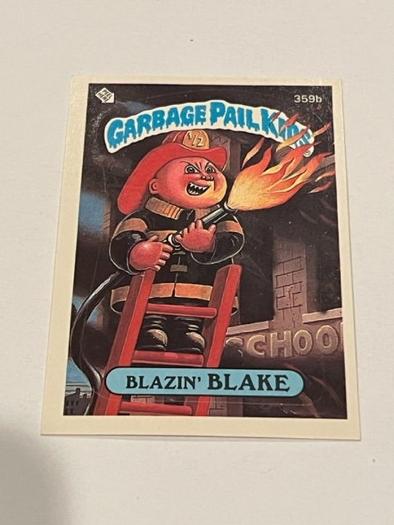 Garbage Pail Kids Vtg Sticker Card 1987 Topps Series 9 Blazin