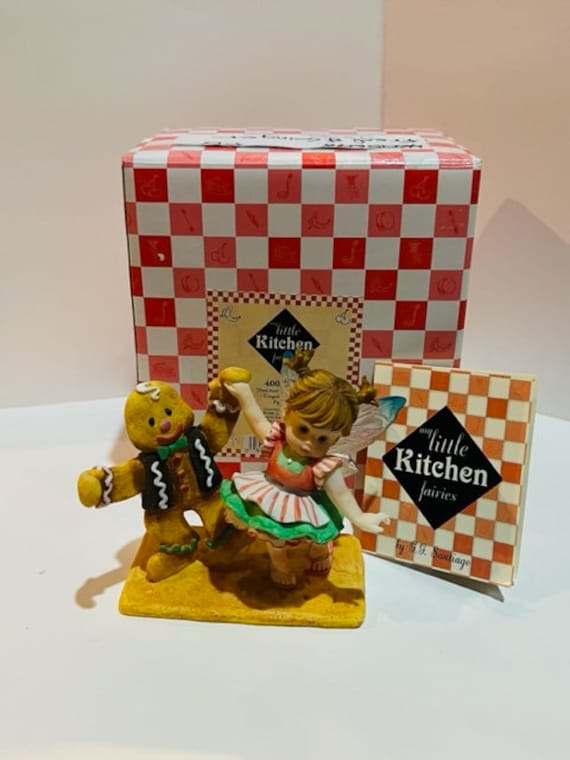 Little Kitchen fairy 妖精　フィギュア　置物 Enesco カウガールからのマイリトルキッチン 妖精 ブランドアイアンフィギュア 4.75インチ