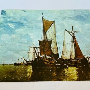 Conoco Anuncio cartel de cartón impresión vtg 10X8 arte gasóleo Zeeland Jean Clay BC1