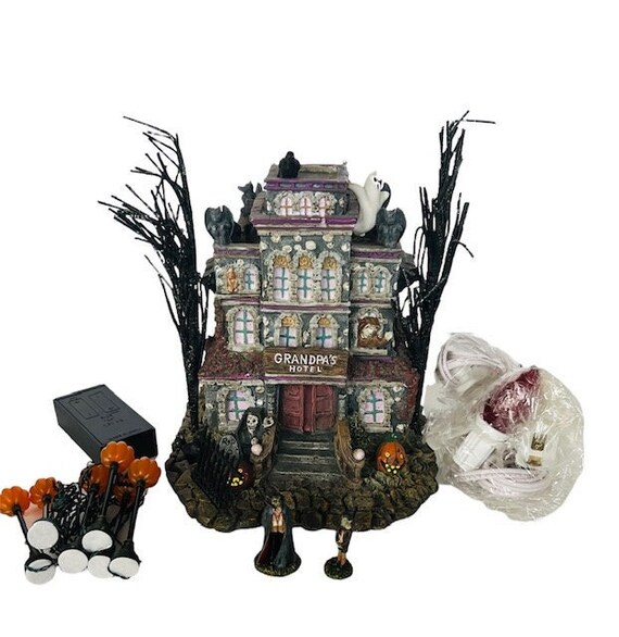 The Munsters Hawthorne Village Halloween Grandpas Hotel