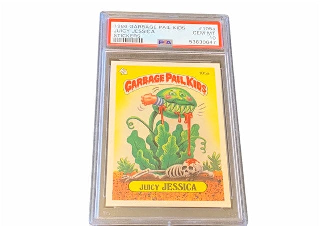 Garbage Pail Kids Topps Trading Card Sticker Graded PSA 10 Juicy
