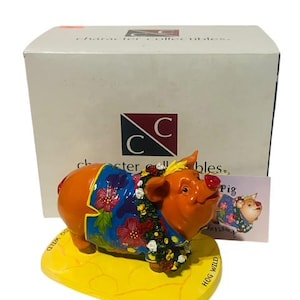 Pig Invasion Figurine Anthropomorphic Character Collectible BOX Hog Wild Tiki
