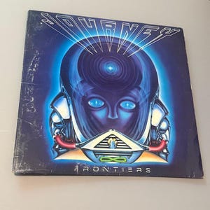 Journey Frontiers Vintage Vinyl Record Album Cover 12&quot; Rock Metal 1983 LP Insert Steve Perry