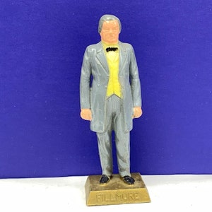 MARX TOYS PRESIDENTS 1960s vintage United States America usa action figure vtg painted plastic collectible sculpture 13th Millard Fillmore
