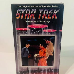Star Trek Oryginalny serial telewizyjny Kaseta VHS Film Kirk Spock 1985 Jutro Wczoraj