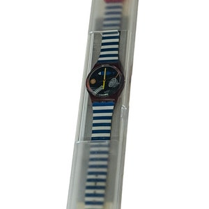 Swatch Watch Wristwatch VINTAGE Swiss made Fish Net Fishing RARE case quartz vtg retro memorabilia