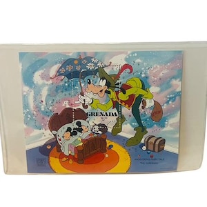 Set de timbres-poste de collection Walt Disney Histoires d'animaux Dingo Fée Grenade