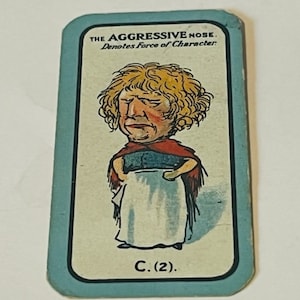 Carreras Tabak 1927 Trading Card Sigaret Neus Spel Agressieve Moeder Moeder vtg