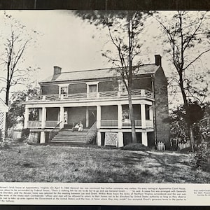 Civil War Western 14X11 Print Documentary Photo Aid Luis Aviles Wilmer Mclean Virginia Appomattox BC3