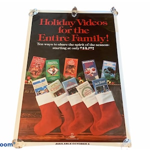 Movie Theater Cinema Poster Lobby Card 1989 Holiday Video Family Christmas NB