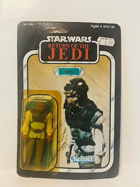 STAR WARS オールドケナー Nikto（1983年）made in H Nikto Action
