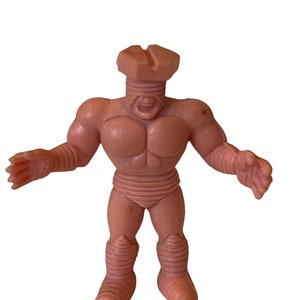 1985 VINTAGE M.U.S.C.L.E. muscle man men wrestling wrestler action figure Mattel anime flesh color toy Kinnikuman #149 Screw Kid drill hands