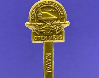 SWIZZLE STIR STICK vintage airline airport flight airplane vtg plane travel barware drink cocktail open mess naval air station dallas texas