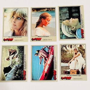 Tarzán Aquí está Bo Derek Trading Cards vtg lot Fleer Jungle Stanford Película simio BD3