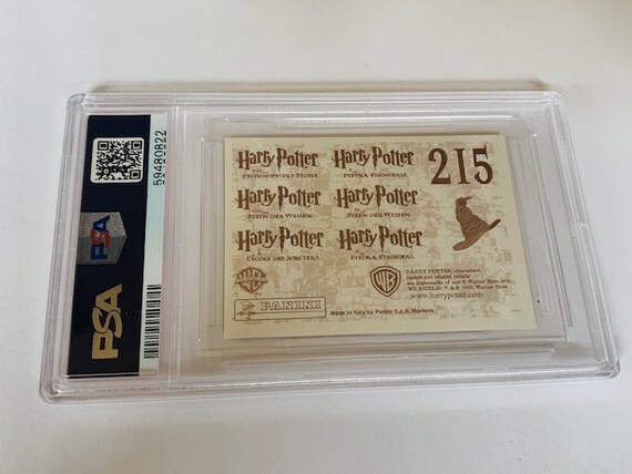 Harry Potter Trading Card Sticker Vintage 2001 Panini Philosophers