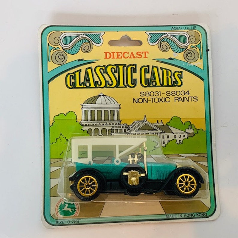 DIECAST VINTAGE CAR Toy Original Collectible Factory Sealed Etsy