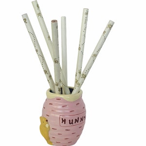 Winnie The Pooh Pencil Holder Pen Container Office Storage vintage Walt Disney honey hunny pot figurine classic Christopher Robin Piglet