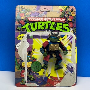 TEENAGE MUTANT NINJA Turtles vintage actie figuur speelgoed tmnt moc originele kaart playmates retro vtg ongepompt 1990 Samurai Leo Leonardo riool
