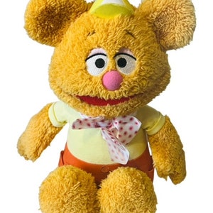 Fozzy Bear Plush Stuffed Animal Vtg Baby Jim Henson Muppets Battery Talk Disney