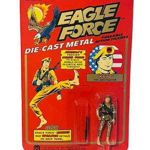 Eagle Force Mego diecast figure toy UNPUNCHED vtg MOC Kayo Judo Fighter RARE BMC4