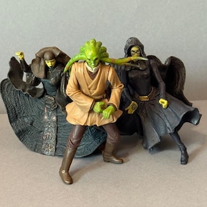 Vintage Star Wars Action Figure Kenner Hasbro Mattel LOT Jedi Kit Fisto Offee