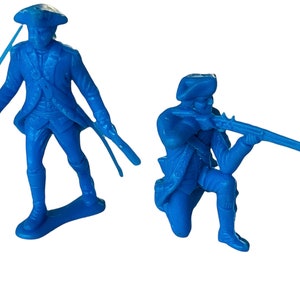 MPC blue revolutionary war civil patriots lot vtg western toys 1960s marx toy soldiers army men sword sabre