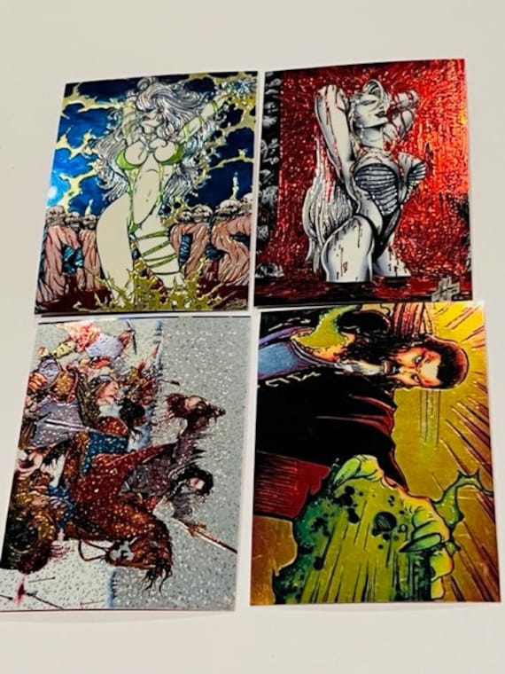 Lady Death Comic Trading Cards Lot Chromium Chaos Cryptic Chrome