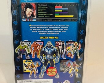 X-23 Marvel Legends 2004 Action Figure Toybiz MOC Apocalypse Head