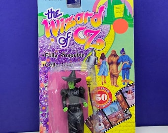 WIZARD OF OZ wicked witch west moc sealed action figure doll multi toys 1988 vintage loews turner fully poseable collectible vtg retro BM2