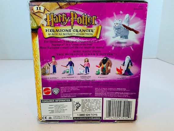 HARRY POTTER FIGURE Magical Minis 2001 Mattel Action Wizard Miniature Moc Factory Sealed Wb Vtg Collectible Hermione Granger Crookshanks BM2 Etsy