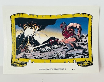 Masters of Universe trading card sticker 1984 Mattel puzzle He-Man Zodak Zodac