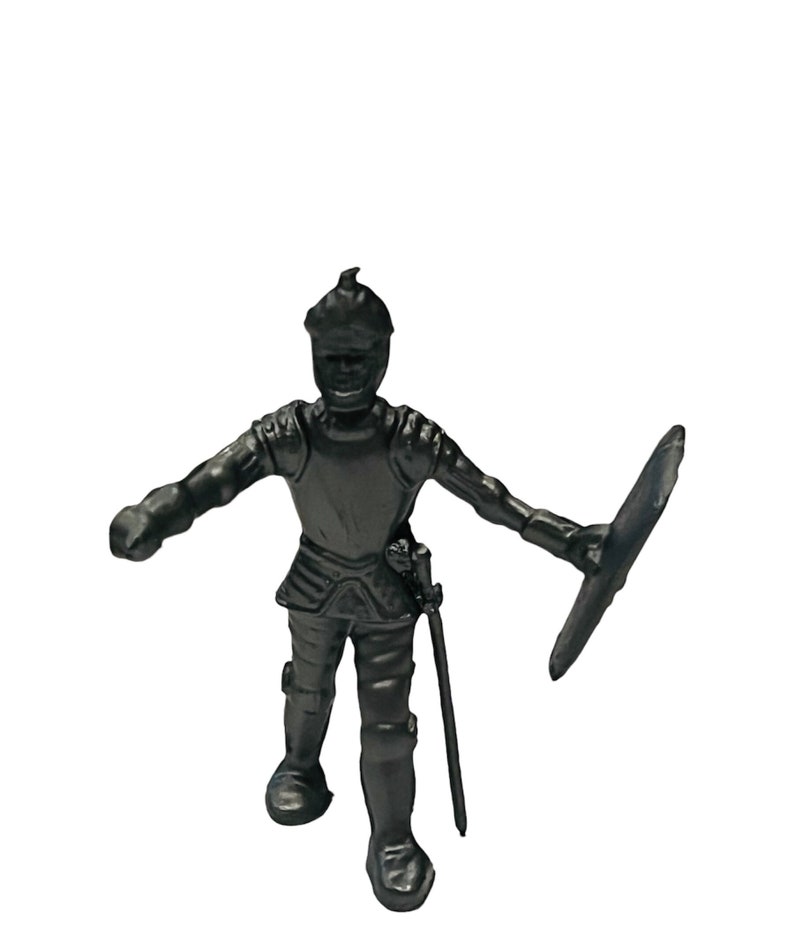 Medieval Knight Vtg Plastic Toy Figure England 1960s Britain Marx ...
