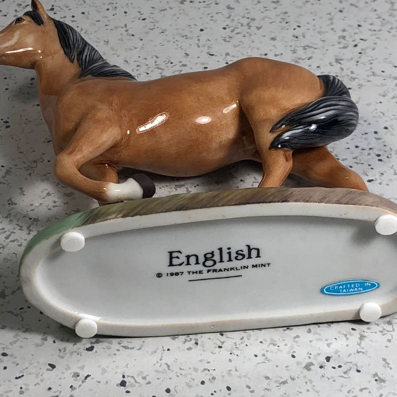 franklin mint horse statues