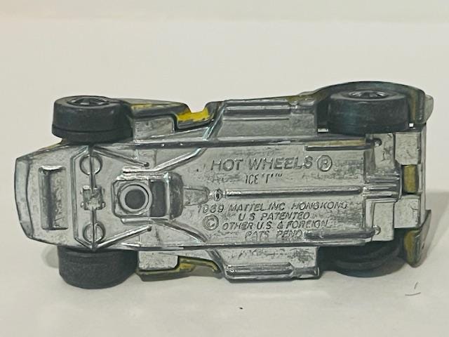 Hot Wheels Red Line Diecast Vtg Car Redline Ice T 1969 Yellow