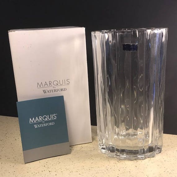 Marquis Waterford Crystal Glass Oval Vase 8 Inch 8 Etsy