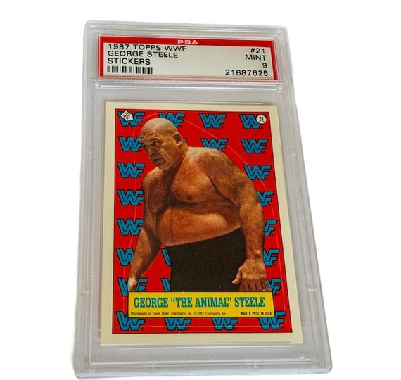 PRO WRESTLING CARD 1987 Topps Wwf George Animal Steele Sticker - Etsy Canada PRO WRESTLING CARD 1987 Topps Wwf George Animal Steele Sticker - Etsy Canada