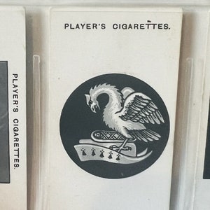 Tarjeta comercial militar del Cuerpo de Ejército 1925 Tabaco John Player Son Sign 30.a División