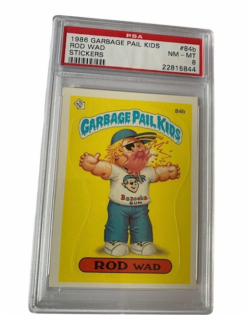 Garbage Pail Kids Topps Trading Card Sticker Graded PSA 8 Rod Wad