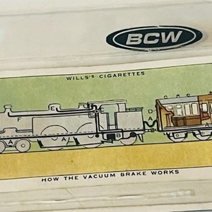 Tarjeta de ferrocarril Tren Equipamiento ferroviario 1938 Testamentos Imperial tabaco Locomotora Tipos HD