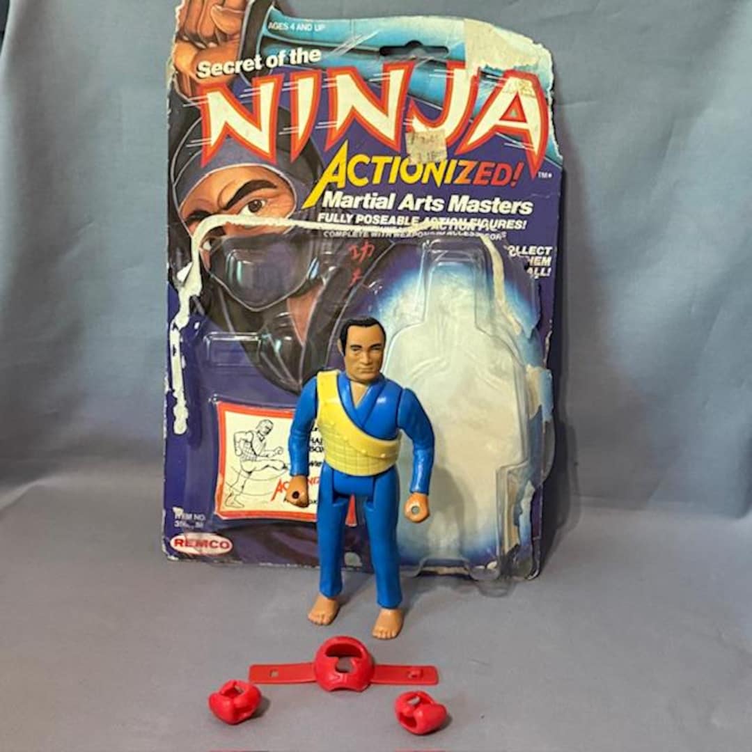 Vintage Secret Ninja Actionized Thai Boxer 1984 Figure COMPLETE