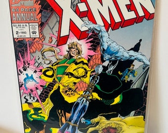 X-Men #2 Comic Buch Marvel Super Heroes 1993 Jährlich 64 Seite Direktausgabe Beast BC5