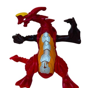 Shogun Warriors Sega Dragon Spin Master Mcdonalds anime Vtg figure toy 2000 red