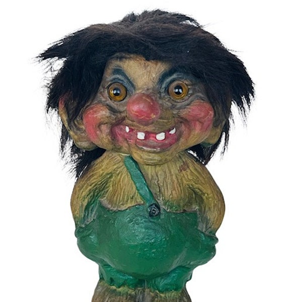 Nyform Troll Tynset Norway Doll Figure Horror art Witch vtg hillbilly wrong turn