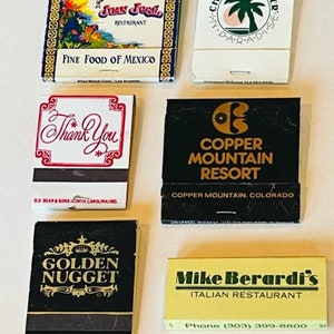 Match Book vtg Advertising matchbook Lot Juan Jose Berardi&#39;s Jimmy Buffet MB1