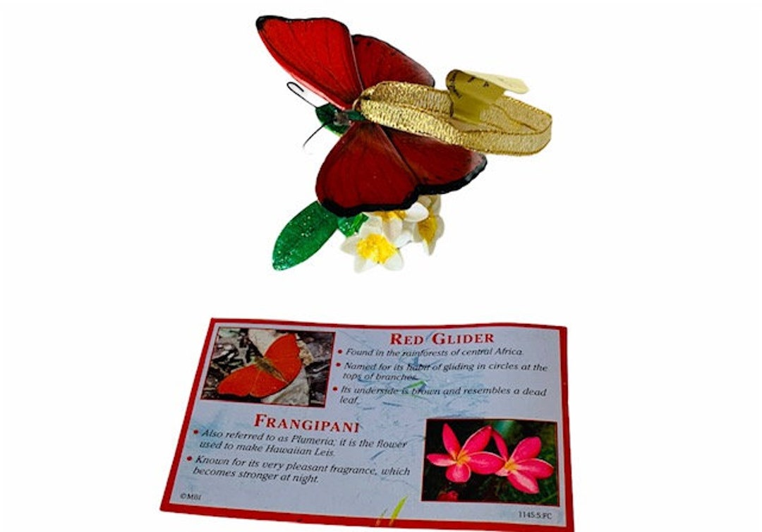 DANBURY MINT BUTTERFLY Christmas Ornament Flower Butterflies Etsy